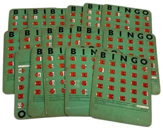 7361 - Vintage Bingo Cards