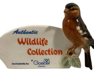 2281 - Goebel Wildlife Collection Sign - 7 x 5 x 2