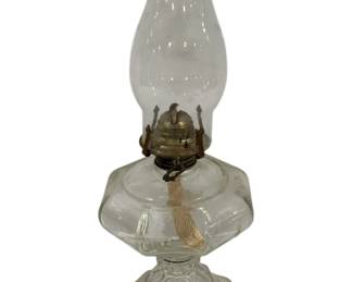 7370 - Oil Lamp - 18.25" Tall