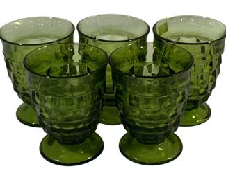 5215 - 5 Avocado Green Whitehall 4.5" Tumblers