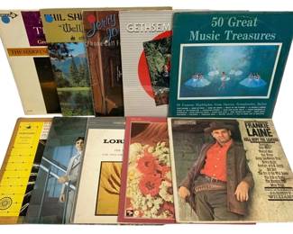 6748 - 10 Assorted LP Records