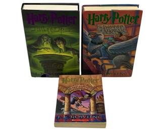 7350 - 3 Harry Potter Books