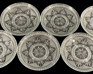 7440 - 6 Glass Plates - 5.5" Round