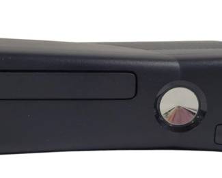 324 - Xbox 360 S Console w/ no cords (Description): Used as is electric/electronic/mechanical  item. No guarantee all components, untested.