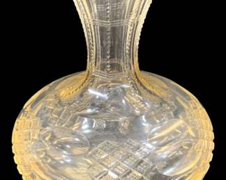 6731 - Vintage Water Bottle - As Is/Chipped - 7.5" Tall
