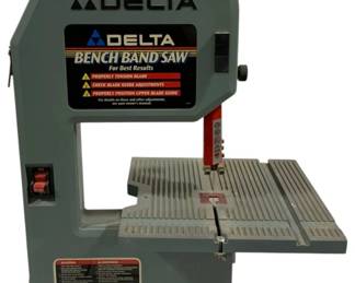 5128 - Delta Bench Band Saw - 26 x 17 x 12 (Description): Used as is electric/electronic/mechanical  item. No guarantee all components, untested.