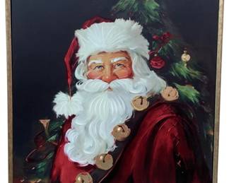 7252 - Canvas Santa Artwork - 36 x 36