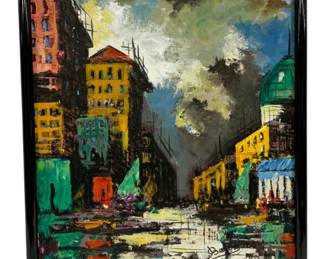 2135 - Framed Oil on Canvas - Signed - 25.5 x 21