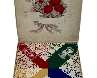 5175 - US Navy Mother Handkerchiefs in Cameo Branded Box (Description): likely mid-20th century - World War II or  post - WWII era souvenir items
