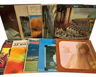 6755 - 10 Assorted LP Records