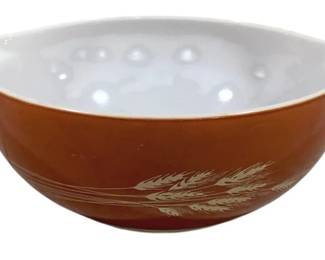 2165 - Vintage Pyrex Autumn Harvest Large Mixing Bowl (Description): 13 x 10 x 4
