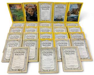 1014 - Assorted National Geographic Magazines