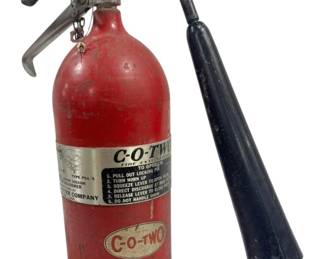 1382 - C-O-Two Fire Extinguisher (Description): Used as is electric/electronic/mechanical  item. No guarantee all components, untested.
