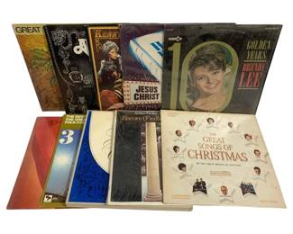 6686 - 10 Assorted LP Records