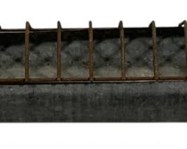 7410 - Metal Chicken Feeder - 24 x 4 x 3.5