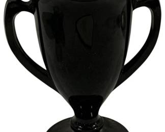 7380 - LE Smith Black Amethyst 8" Loving Cup Vase