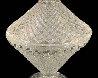 5790 - English Hobnail Candy Dish - Westmoreland (Description): 7.5 inches tall