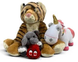 1034 - Assorted Plush Animals