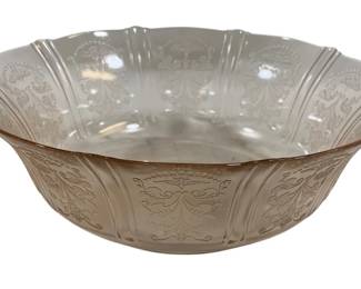 5916 - Macbeth Evans Pink Glass Bowl - 8.5" Round