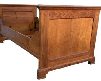 3041 - Oak Twin Size Day Bed (Description): 37 x 45 x 80