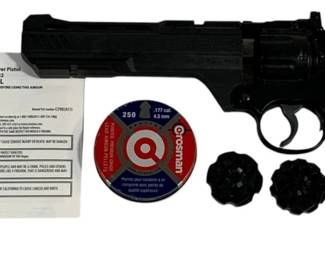 5113 - Crosman CO2 Pellet Pistol Model CCP8B2 (Description): Used as is electric/electronic/mechanical  item. No guarantee all components, untested.