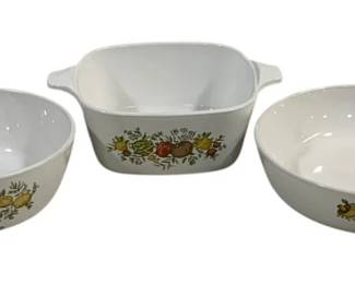 5182 - 3 Corning Spice of Life Cookware