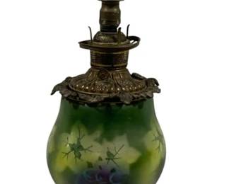 2295 - Antique Lamp Base - 24" Tall (Description): Used as is electric/electronic/mechanical  item. No guarantee all components, untested.