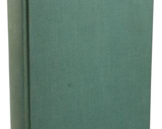 60 - 1944 1st Ed. Persons and Places Santayana (Description): First edition of Persons and Places by George  Santayana, published in 1944. This  autobiographical work features a green cloth  hardcover binding with gilt lettering on the  front cover and spine. The book is the first volume of Santayana's three-volume  autobiography, chronicling his early life and  philosophical development.