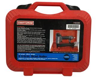 5130 - Craftsman 1.25" Brad Nailer w/ Case (Description): Used as is electric/electronic/mechanical  item. No guarantee all components, untested.