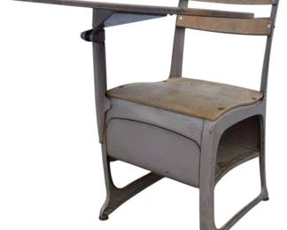 3050 - Vintage School Desk - 37 x 22 x 27