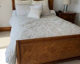 Queen Sleigh Bed $375