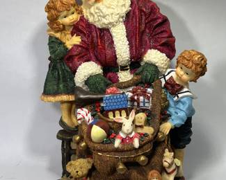 Home Interiors Resin Santa Claus New in Box Sku #55056