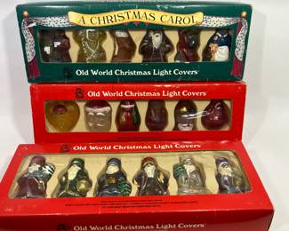 Old World Christmas Light Covers, 3 Boxes