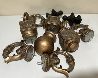 Random Lot of Finials - Resin, New Old Stock