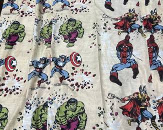 1979 Marvel Comics Twin Size Bedspread
