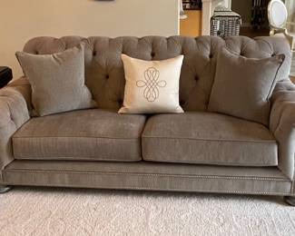 Ethan Allen Chadwick Sofa 84”x38”x 35” $550