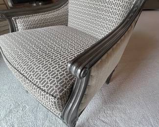 Ethan Allen Louis VXI inspired Armchair 28”x28”x38” $300