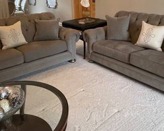 Ethan Allen Chadwick Sofa 84”x38”x 35” $550