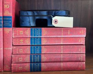 Volumes 11 through 15 of Masterplots: Digests of World Literature (also known as Masterpieces of World Literature in Digest Form), edited by Frank N. Magill and published by Curtis Books / Salem Press early 1960s