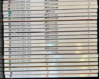 Art Culinaire quarterly magazines, hardbound, issues 46 through 66