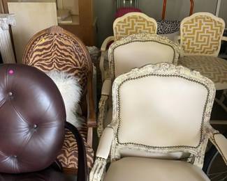 002 Mixed Vintage Chair Collection 6 Pieces