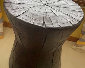 030 Faux Tree Stump Side Table or Stool