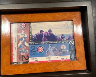017 2003 Chicago Cubs NLCS NLDS Framed Tickets
