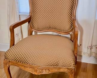French-style accent chair