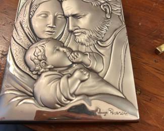 Sterling silver Holy Art Plaque