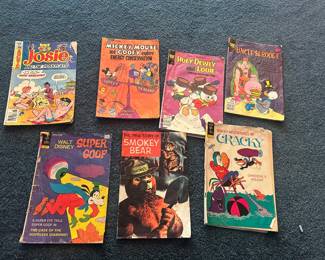 Vintage comic books