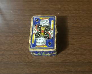 Cloisonné miniature box 