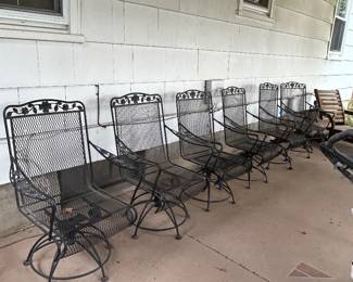 Wrought iron chairs 