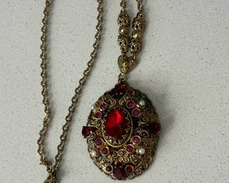 W. Germany jewleled necklace