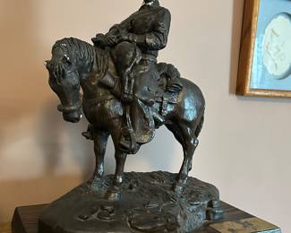 Cowboy statue 